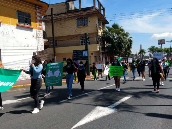 Veracruzanas en Orizaba claman a favor de interrupción legal del embarazo