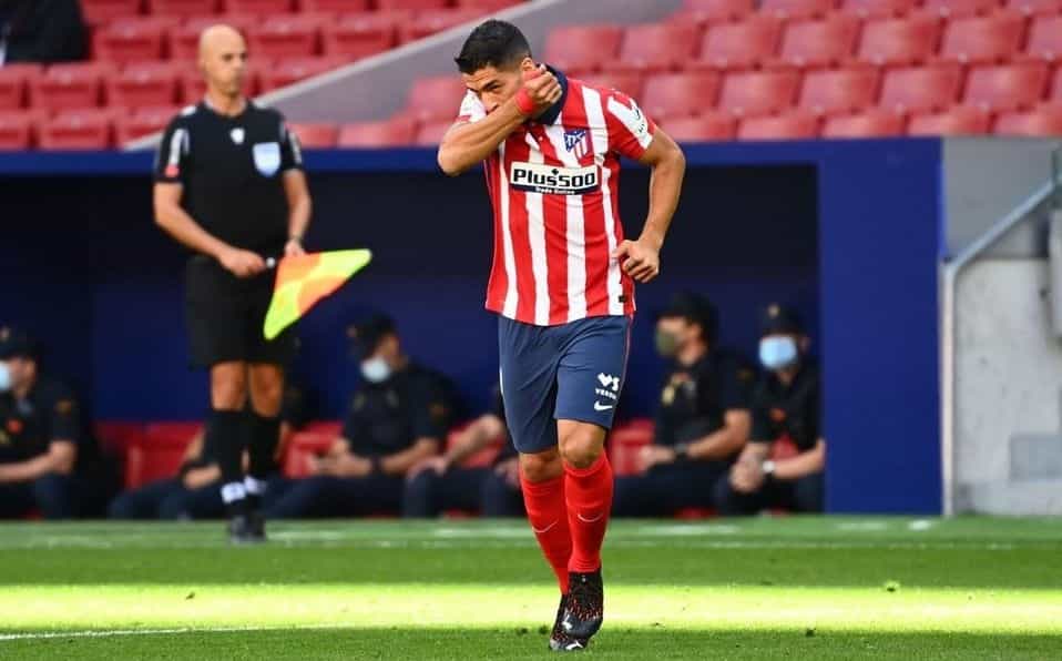 Luis Suárez debutó con doblete en Atlético de Madrid