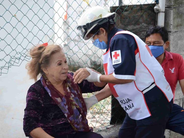 Se registra accidente en calles de Veracruz