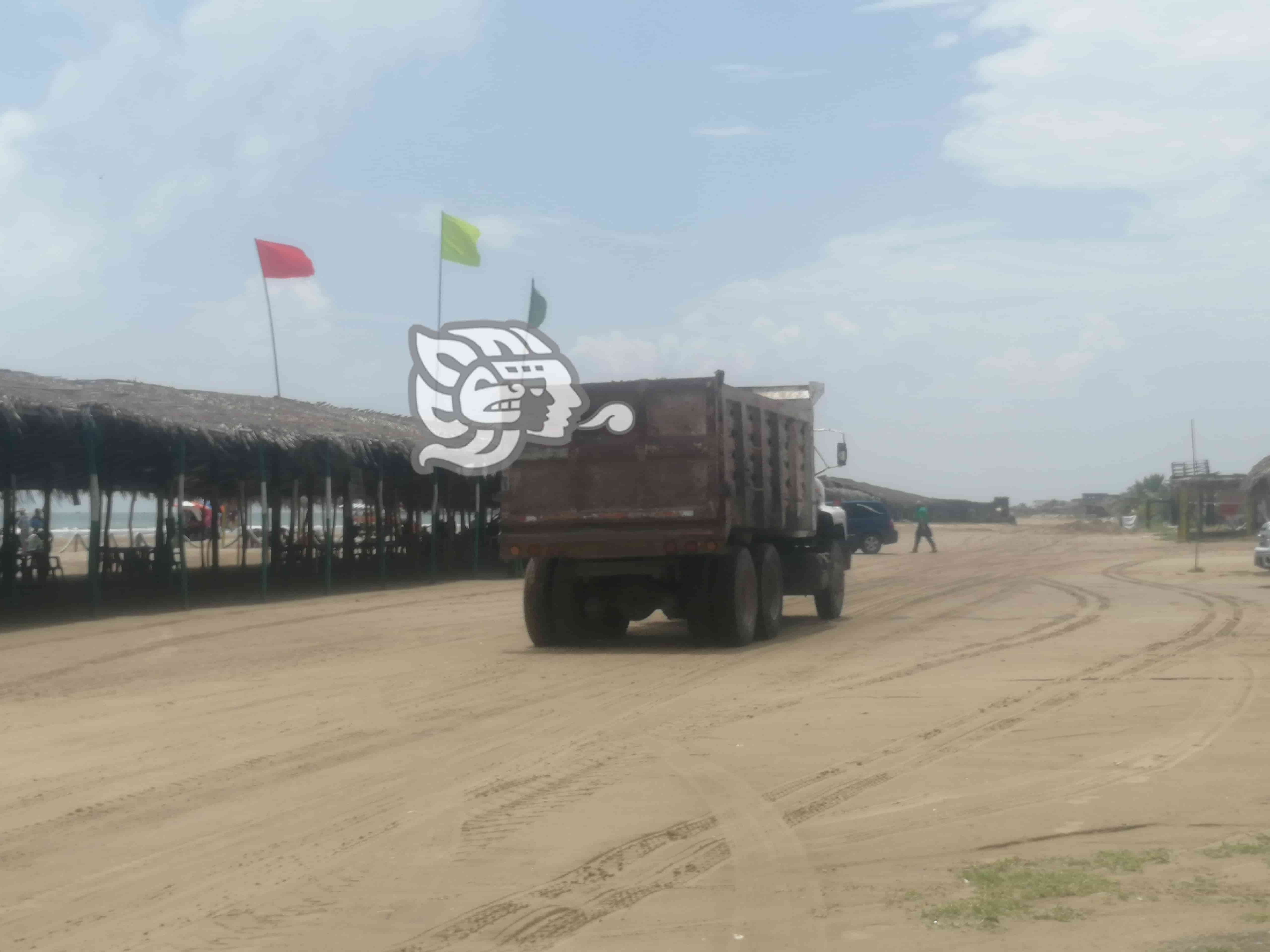 Señalan a Termoeléctrica por robar arena de playas de Tuxpan