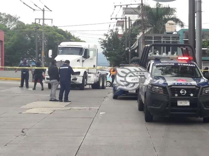 Arrollan a elemento de la Policía Estatal en Córdoba