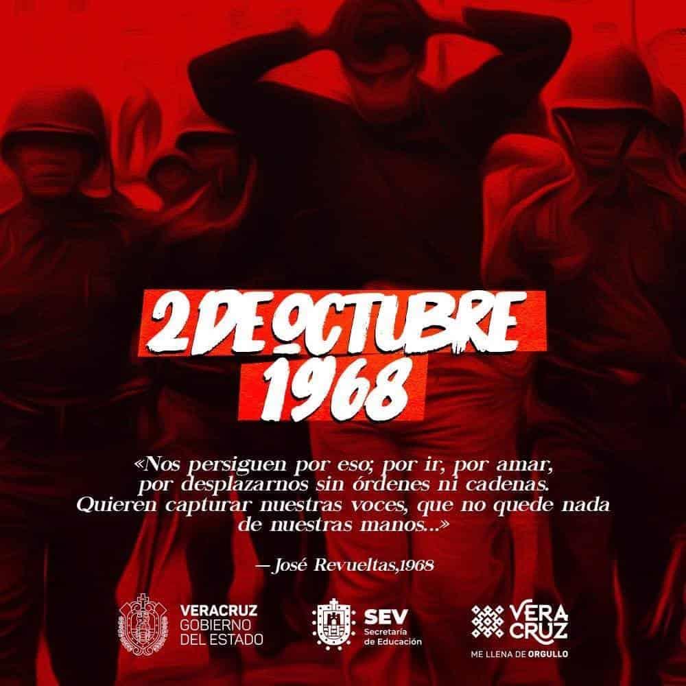 Dejó 2 de octubre abierta la herida de juventud combativa: SEV