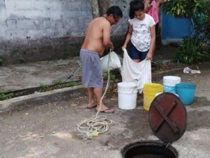 Por mantenimiento a tuberías, 11 colonias de Coatzacoalcos no tendrán agua