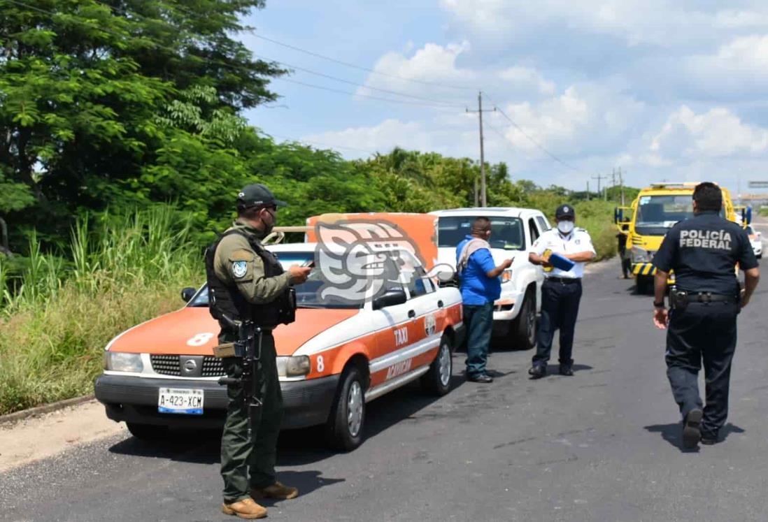 Choque en la Transístmica en Acayucan deja saldo de una lesionada