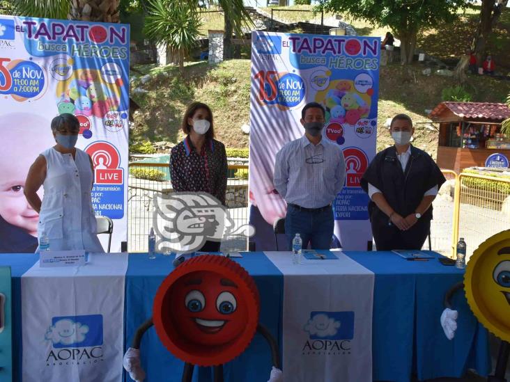 Organizan ‘Tapatón’ para niños con cáncer en Orizaba