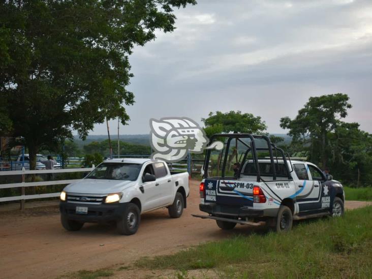 Fuerza Civil irrumpe en el rancho Santa Rocío en Texistepec