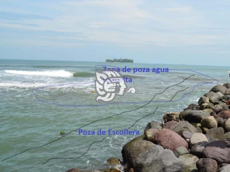 Riesgoso ingresar al mar con norte