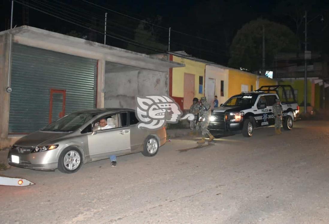 Detienen a ebrio automovilista en colonia Ateopan de Acayucan