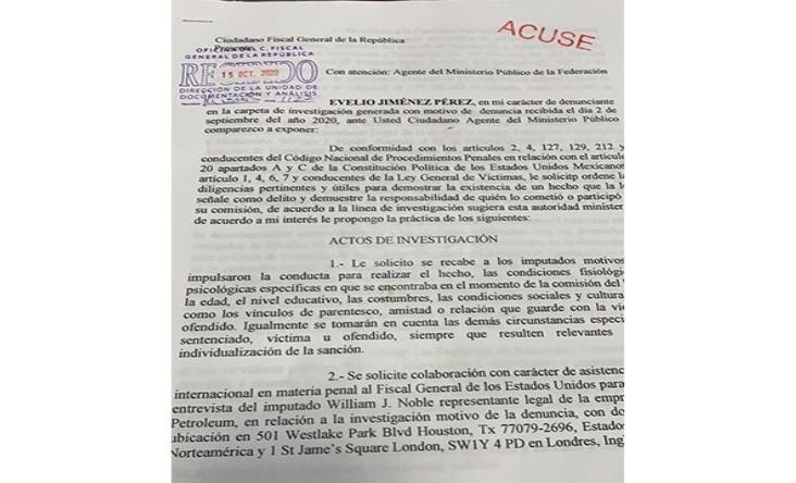 FGR recibe solicitud para investigar falta de indemnización por derrames