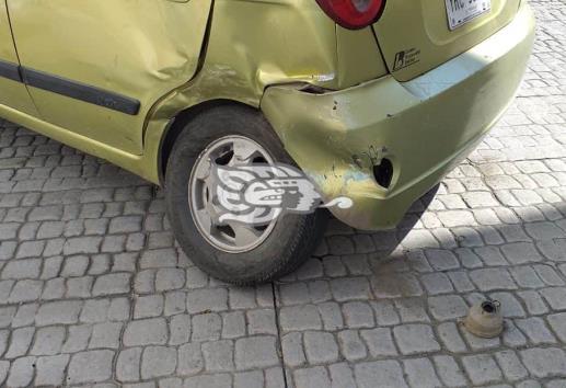 Se registra accidente en calles de Veracruz, deja solo daños materiales
