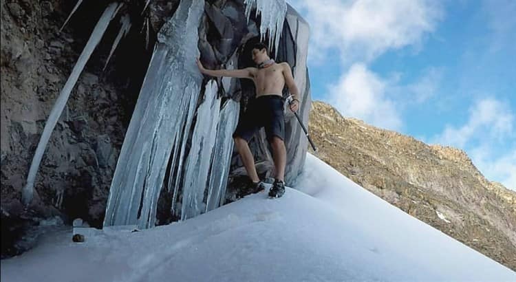 En el Pico de Orizaba, joven de NL hace de la montaña su maestra