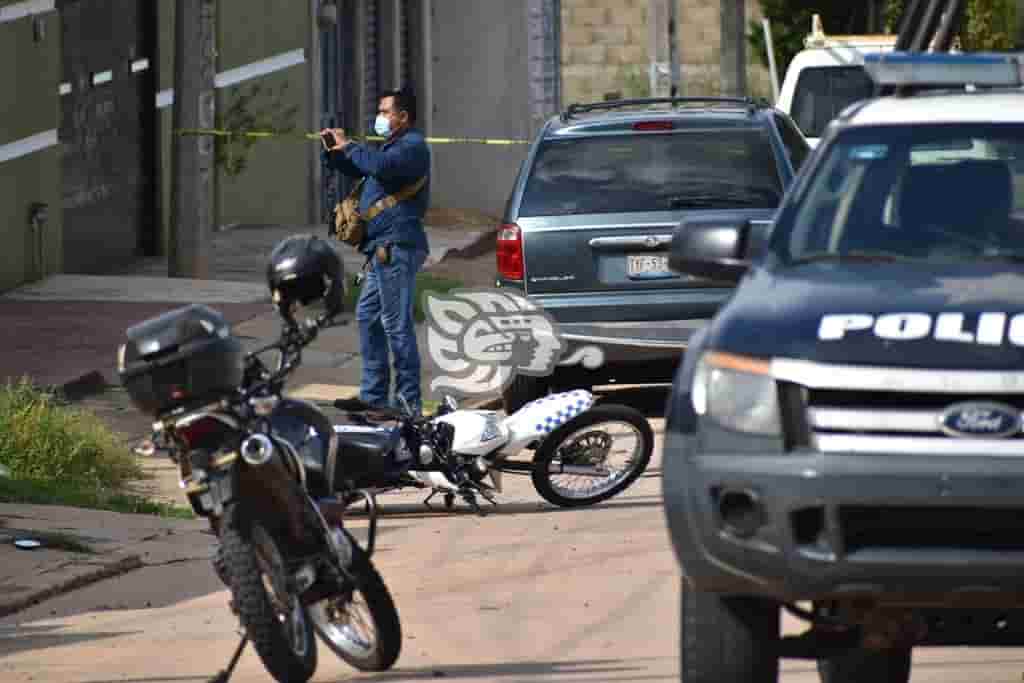 A balazos frustra Policía Municipal violento robo en Oluta