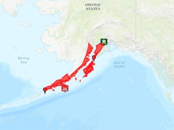 Se registra sismo magnitud 7.4 en Alaska; activan alerta de tsunami