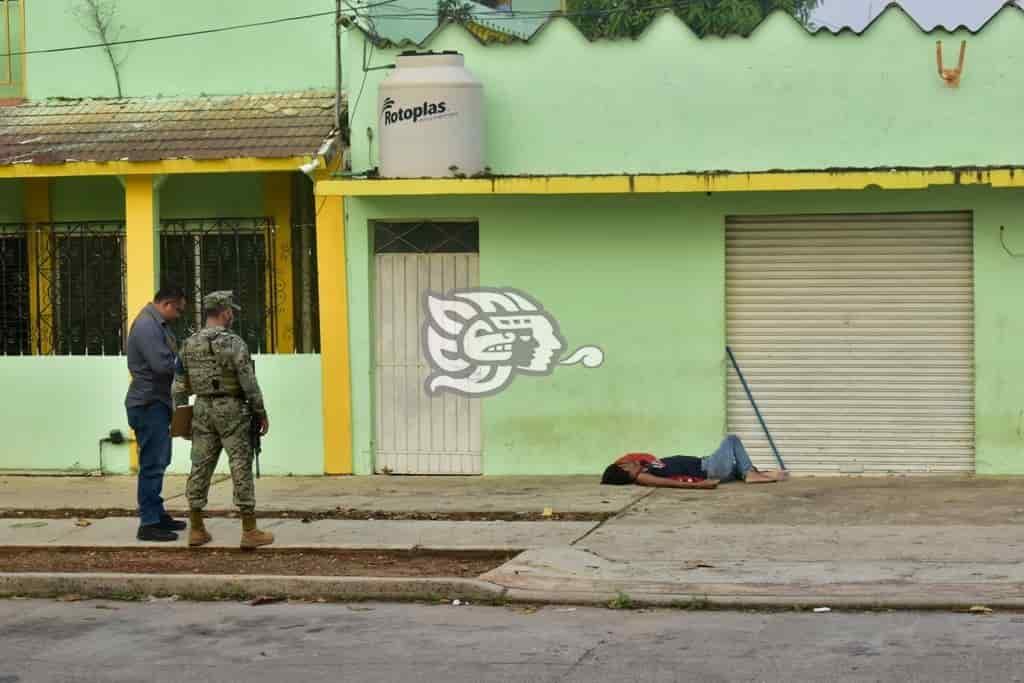 Muerto en barrio Zapotal de Acayucan habría sufrido congestión alcohólica