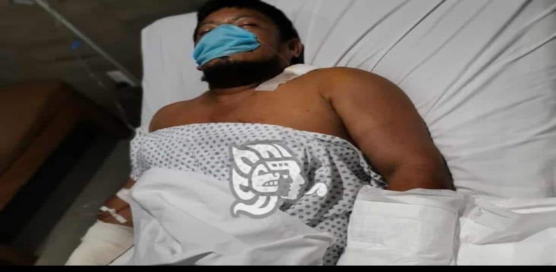 Le amputan dos dedos a jornalero durante pleito en Jesús Carranza