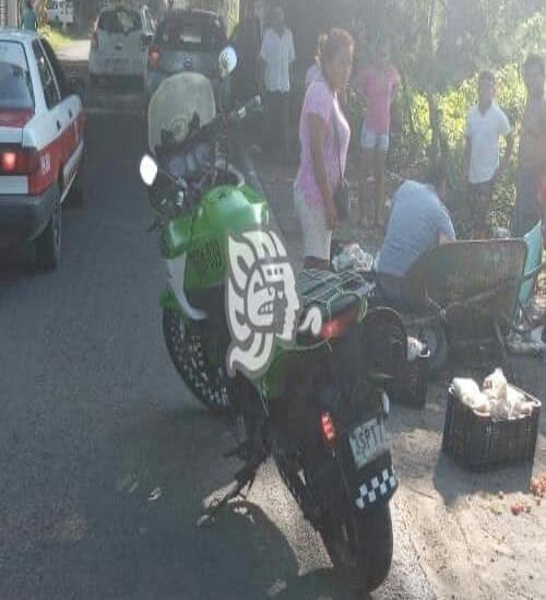 Motociclista termina impactado por conductor en carretera a Playa de Vacas