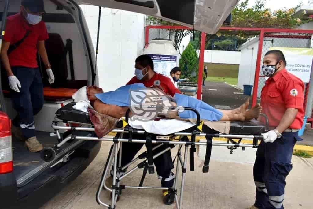 Disparan y golpean a tres varones en localidad de Quiamoloapan de Acayucan