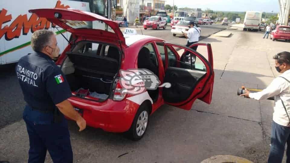 A desinfección 150 unidades de transporte público en Cosoleacaque