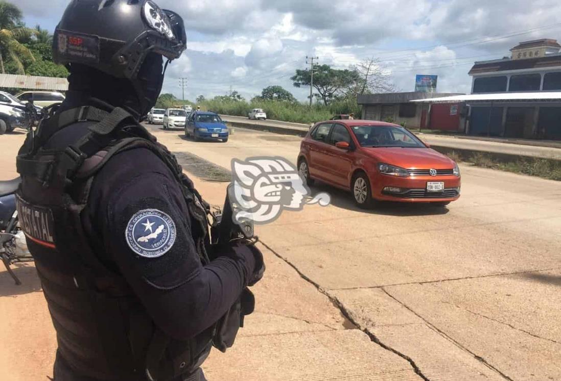 En el sur de Veracruz, SSP rescata a 115 migrantes; 11 detenidos