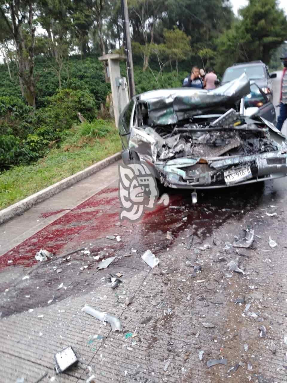 Se registra decena de accidentes sobre la Xalapa-Coatepec