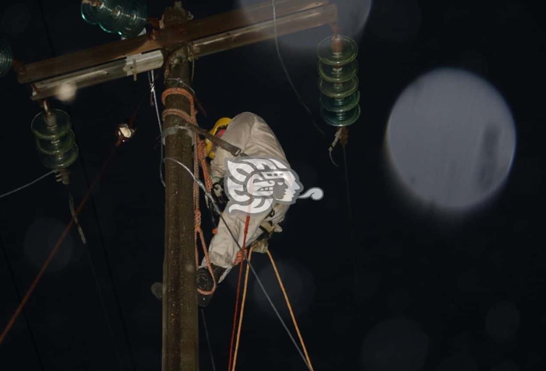 Estuvieron más de 72 horas sin energía eléctrica en Nanchital