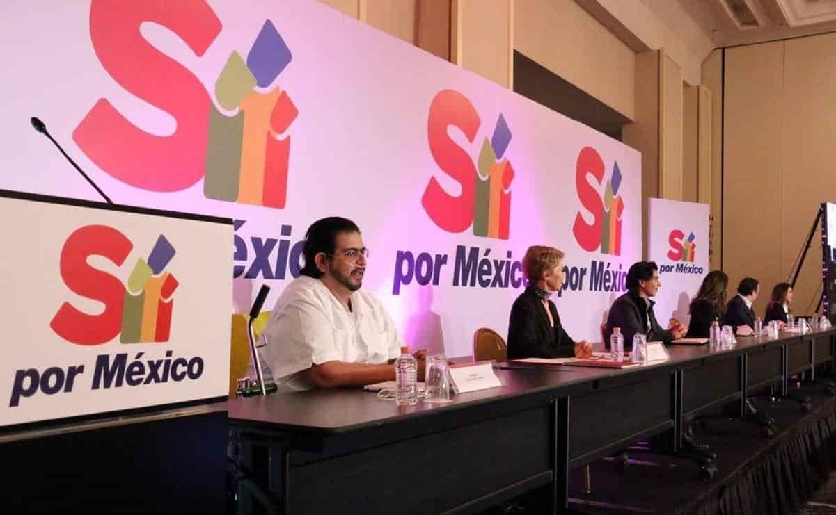 PAN, PRI, PRD y MC aceptan agenda de Sí por México