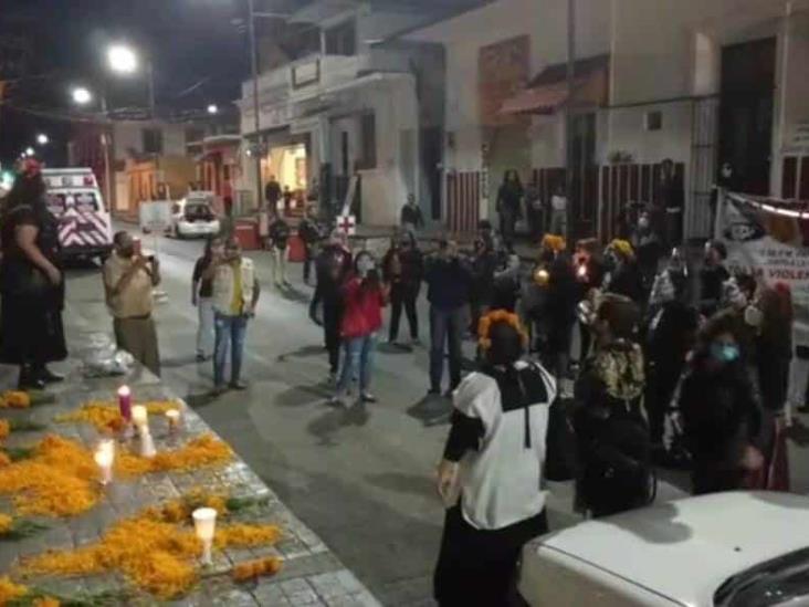 Córdoba: colectivos protestan por feminicidios en Día de Muertos