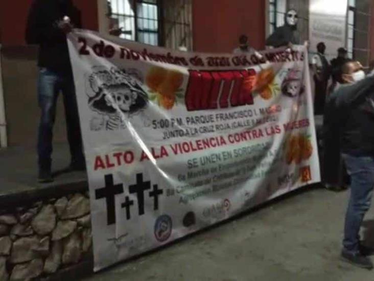 Córdoba: colectivos protestan por feminicidios en Día de Muertos