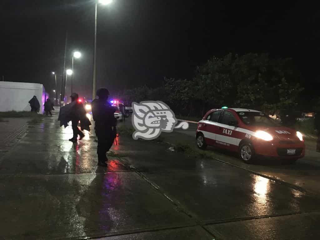 Taxista baleado en Coatzacoalcos, entre la vida y la muerte