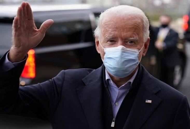 Joe Biden regresa a su cuartel general en espera de los resultados