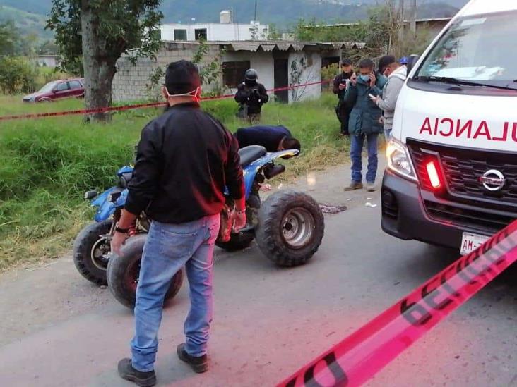 Sicarios asesinan a motociclista en carretera federal Orizaba- Tehuacán