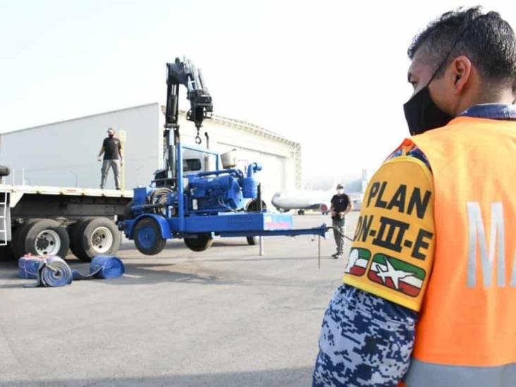 Apoyan Ejército y Fuerza Aérea acciones por lluvias e inundaciones en Tabasco