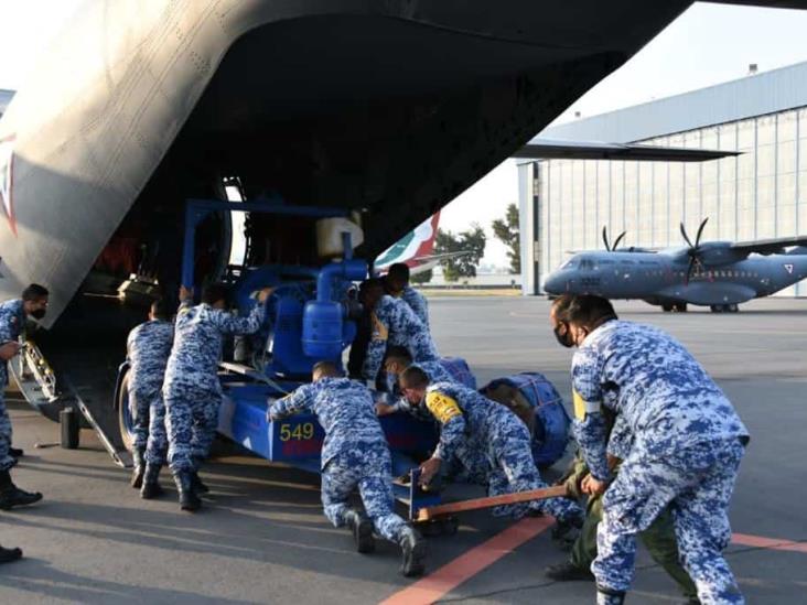 Apoyan Ejército y Fuerza Aérea acciones por lluvias e inundaciones en Tabasco