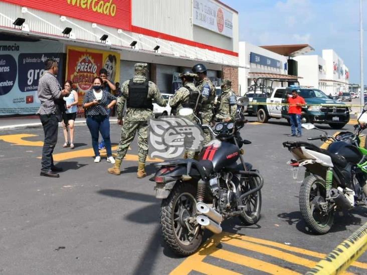 Aseguran arma de fuego en asiento de cinema en Acayucan 