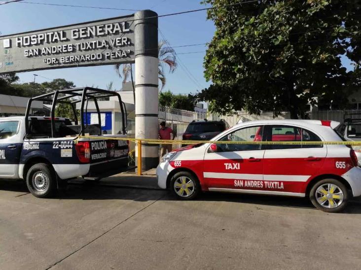 Balean a taxista en San Andrés Tuxtla