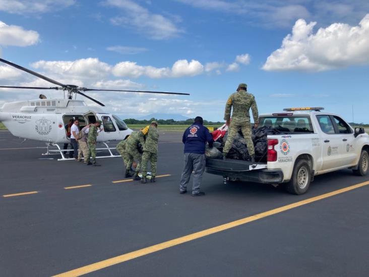 Siguen inundaciones al sur de Veracruz; comienzan a llegar apoyos: SPC