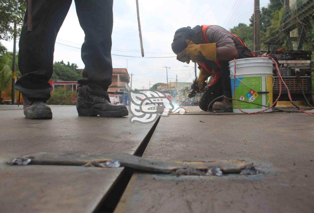 Inicia mantenimiento al puente Abulón de Agua Dulce