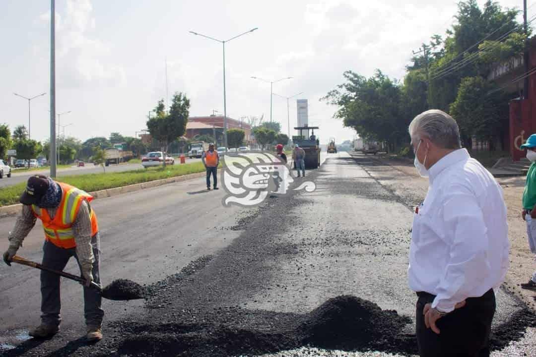 Supervisa alcalde rehabilitación del boulevard Institutos Tecnológicos