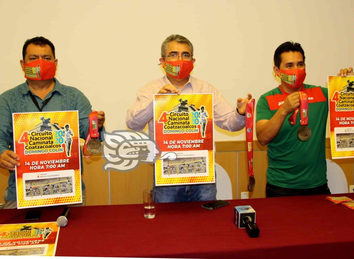 Más que oficial el 4to. Circuito Nacional de Caminata Coatza 2020