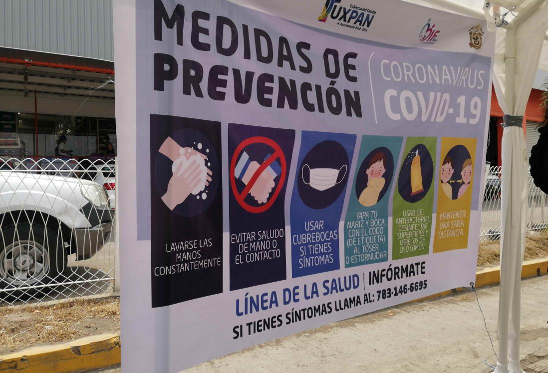 Autoridades insisten en acatar protocolo sanitario en Tuxpan