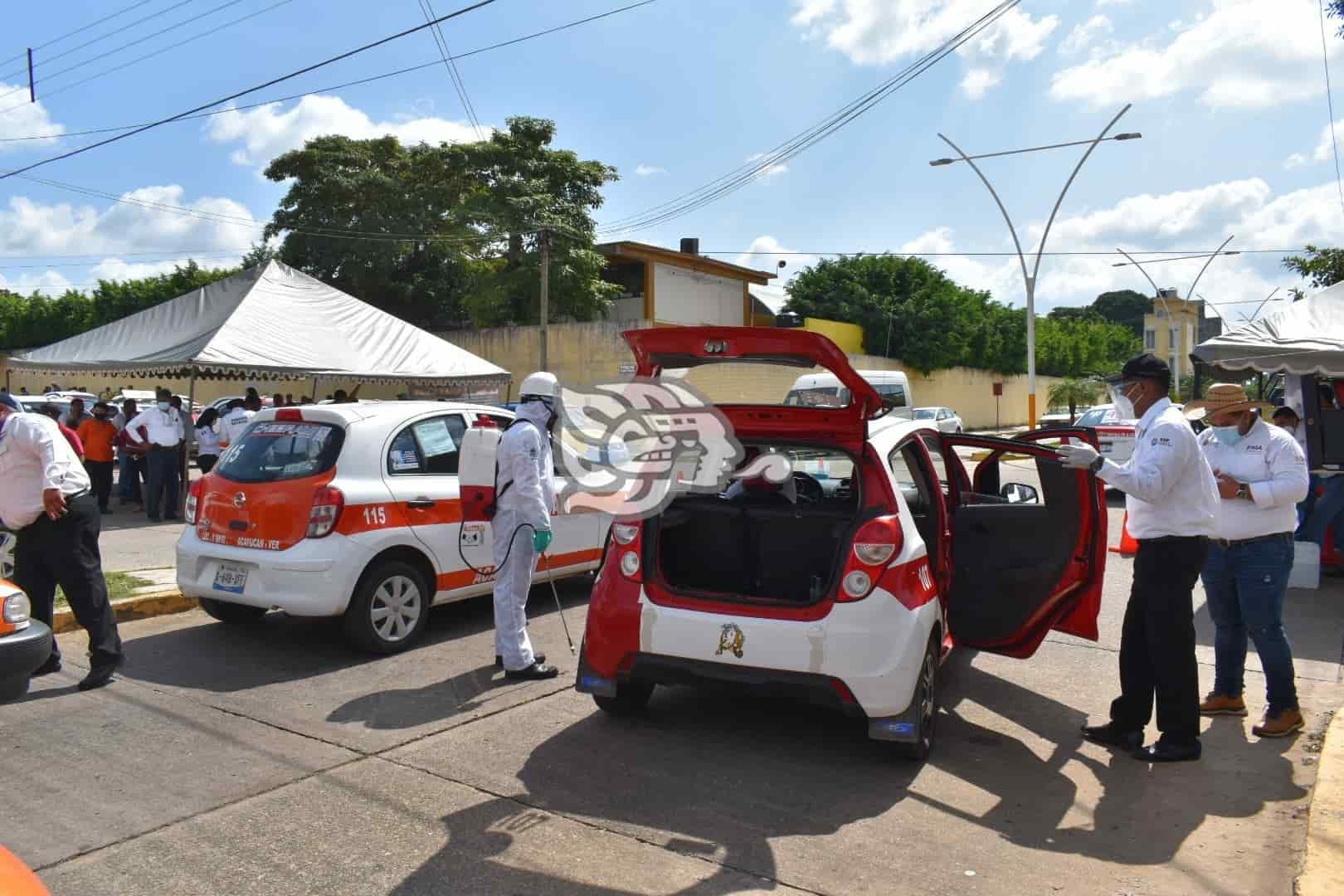 Masiva jornada de sanitización de transporte en la zona sur