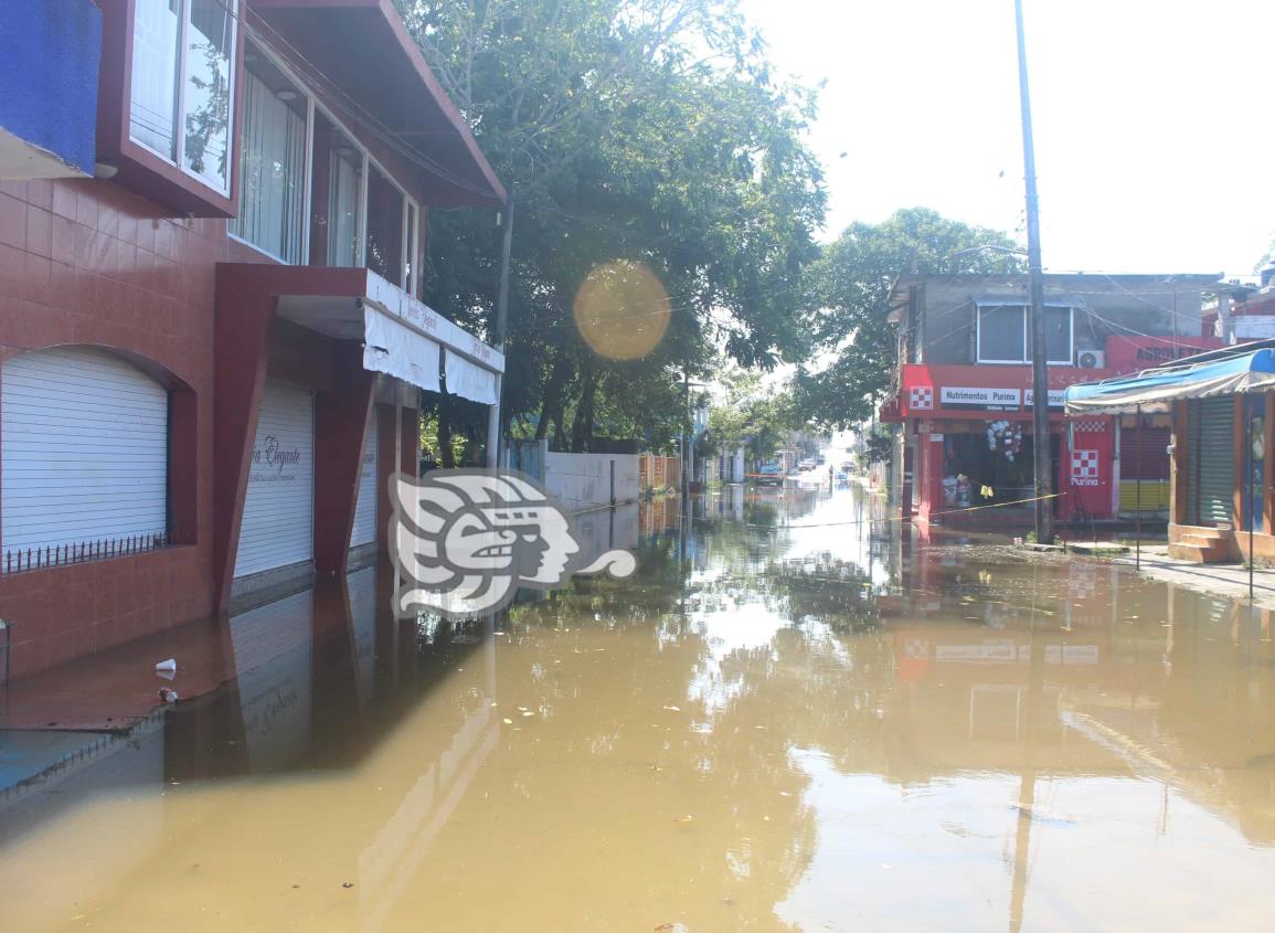 Lluvias no dan tregua en el municipio de Las Choapas