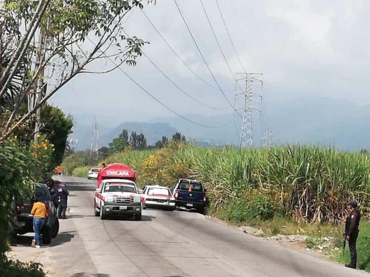 Hallan cadáver de hombre entre cañales de Ixhuatlancillo