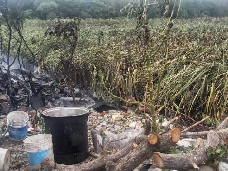 Voraz incendio consume varias vivienda en fraccionamiento de Veracruz