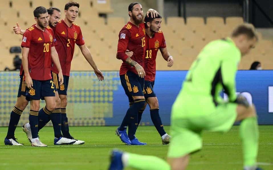 España logró goleada histórica de 6-0 contra Alemania