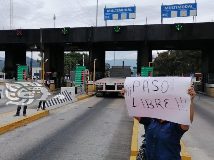 Protesta MMPV en caseta de Fortín