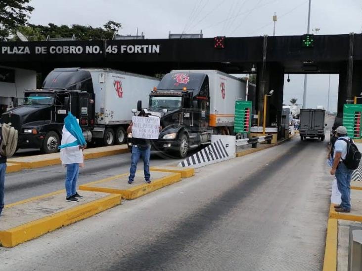 Protesta MMPV en caseta de Fortín