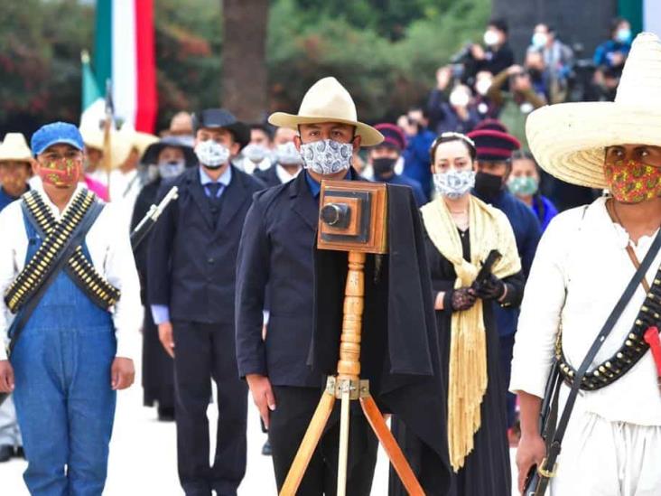 Encabeza AMLO ceremonia del 110 Aniversario de La Revolución Mexicana