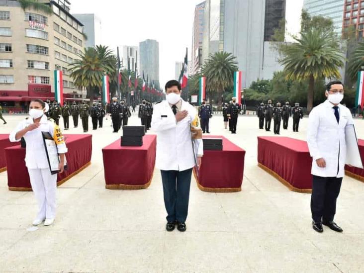 Encabeza AMLO ceremonia del 110 Aniversario de La Revolución Mexicana