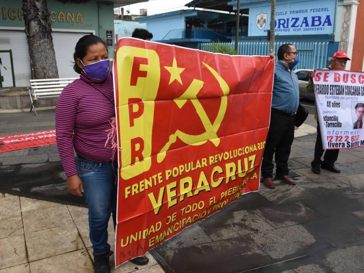 FPR protesta en Orizaba contra inseguridad y crisis económica durante pandemia